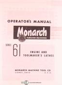 Monarch-Sidney-Monarch Sidney 61, 4959-AT, 13 16 20", Lathe Operations Manual 1975-13"-16"-20"-4959-AT-61-03
